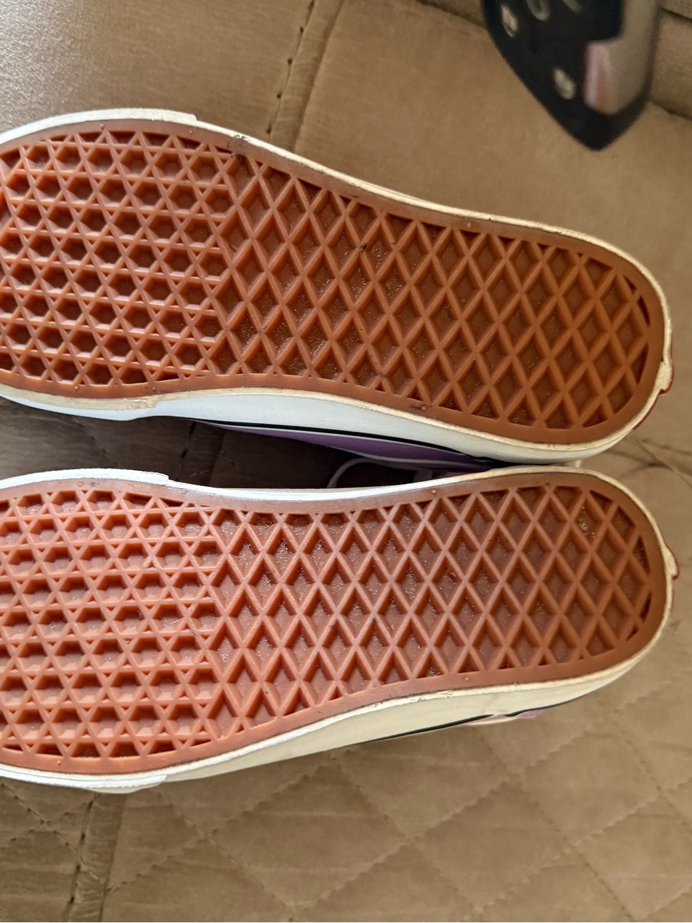 Vans Lavender and White Old Skool Women's Sneakers - Picture 2 of 7